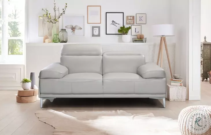 Nicolo Light Grey Loveseat