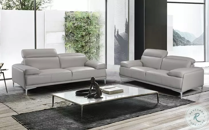 Nicolo Light Grey Loveseat