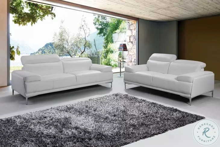 Nicolo White Sofa