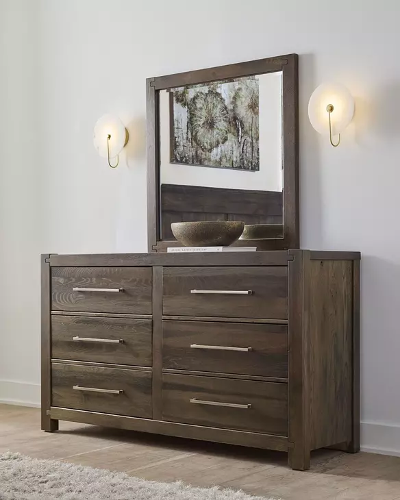 Joinery Espresso Oak 6 Drawer Dresser
