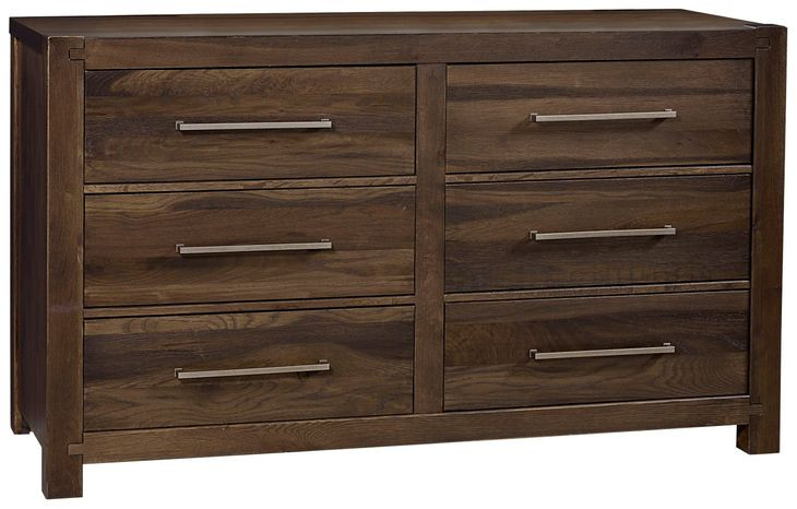 Joinery Espresso Oak 6 Drawer Dresser