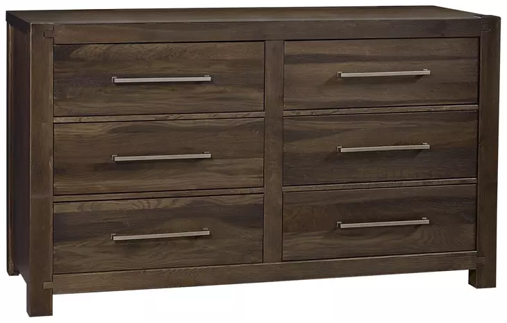 Joinery Espresso Oak 6 Drawer Dresser