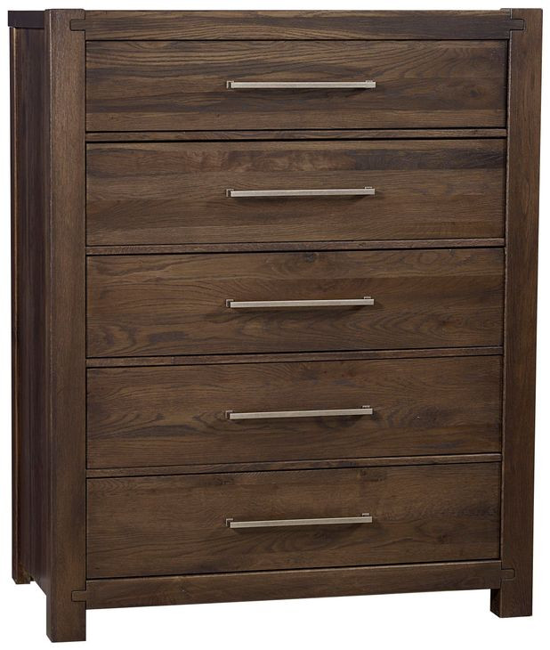 Joinery Espresso Oak 5 Drawer Chest