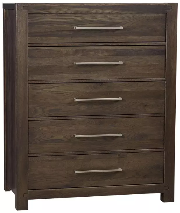 Joinery Espresso Oak 5 Drawer Chest
