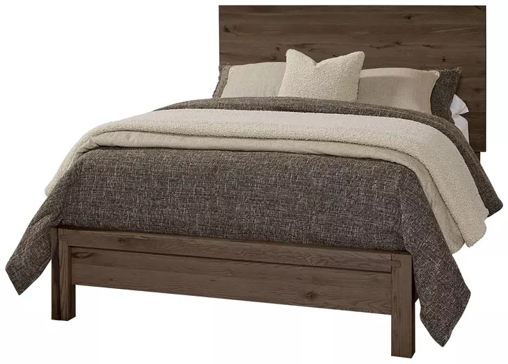 Joinery Espresso Oak Queen Plank Panel Bed