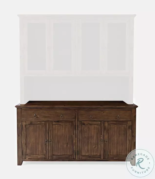 Bakersfield Wire Brush Brown Server