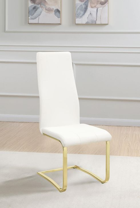 Chantar White 43" Dining Chair Set Of 4
