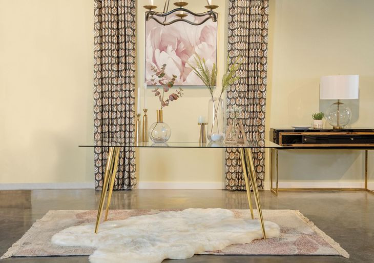 Gilman Gold Dining Table