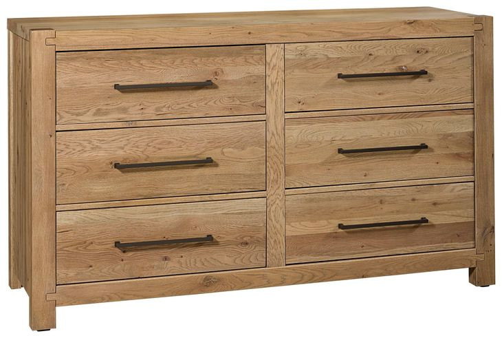 Joinery Natural Oak 6 Drawer Dresser