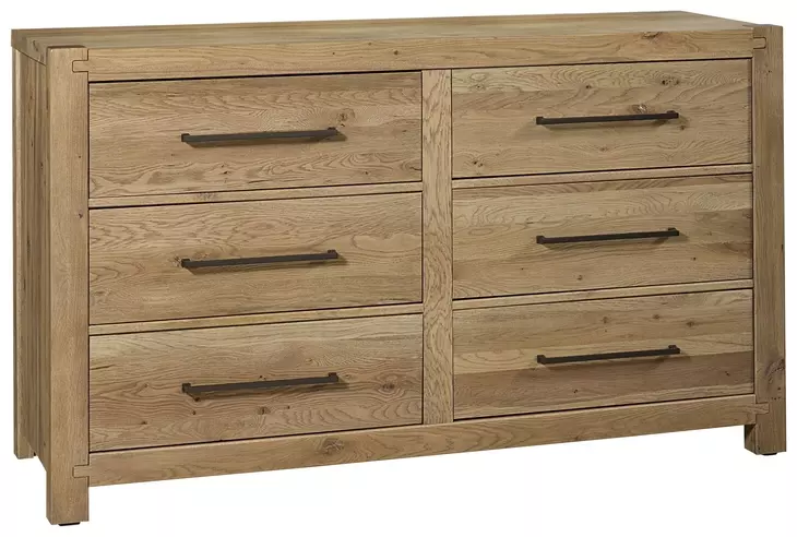 Joinery Natural Oak 6 Drawer Dresser