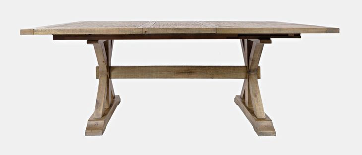 Carlyle Crossing Medium Brown 78" Extendable Rectangular Dining Table