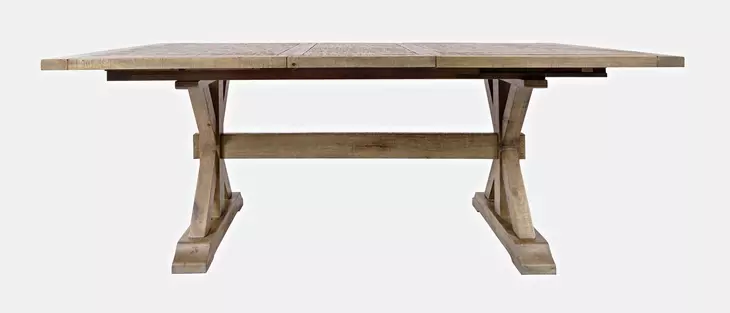 Carlyle Crossing Medium Brown 78" Extendable Rectangular Dining Table