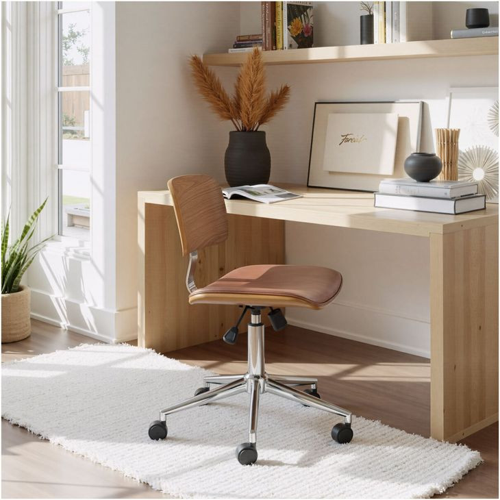 Duravel Brown Adjustable Office Chair