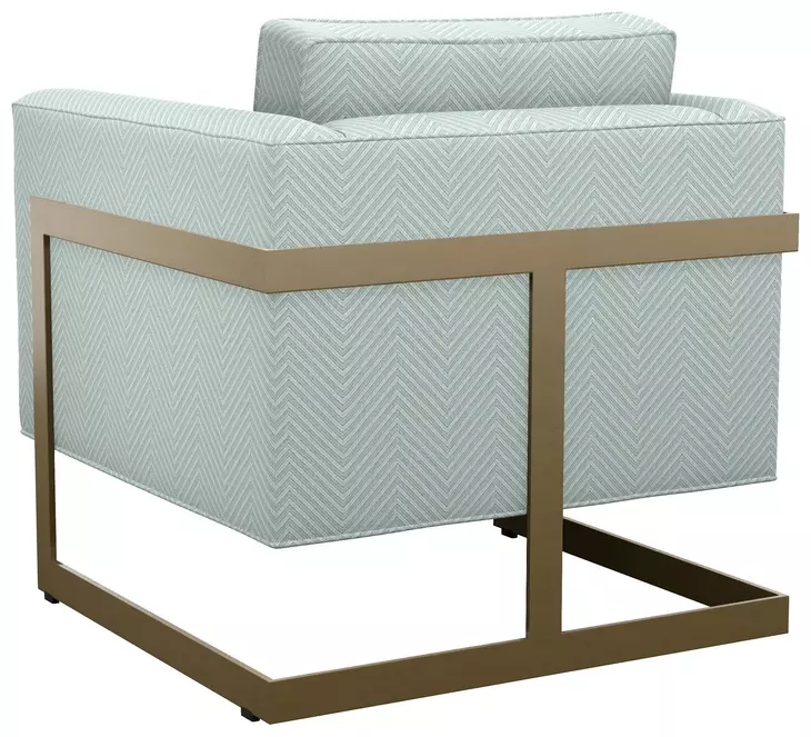 Winthrop Blue Upholstered Lounge Chair