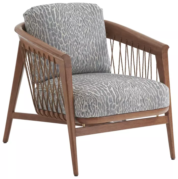 Palm Desert Davita Gray Upholstered Accent Chair