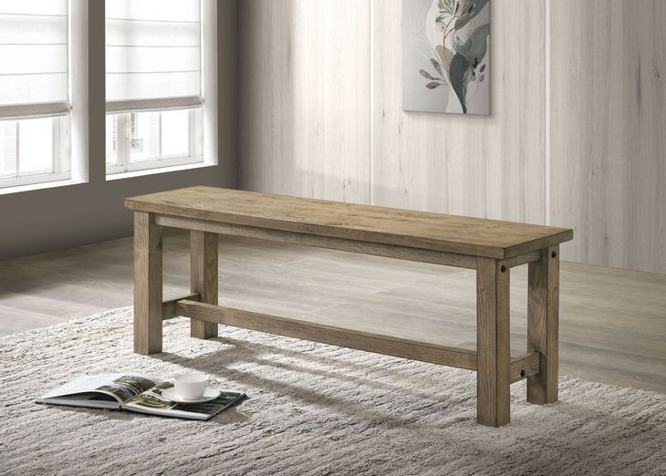 Cardova Vineyard Oak 51" Dining Bench