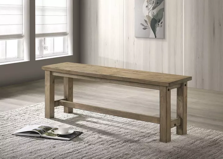Cardova Vineyard Oak Dining Bench