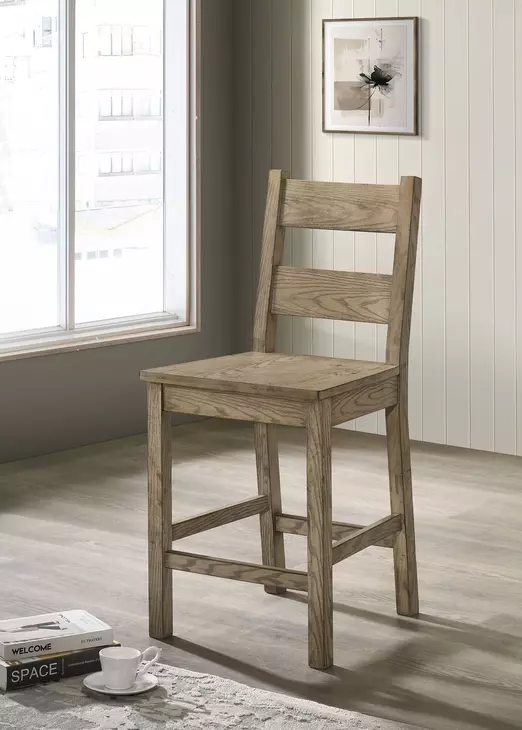 Cardova Vineyard Oak Counter Height Stool Set of 2