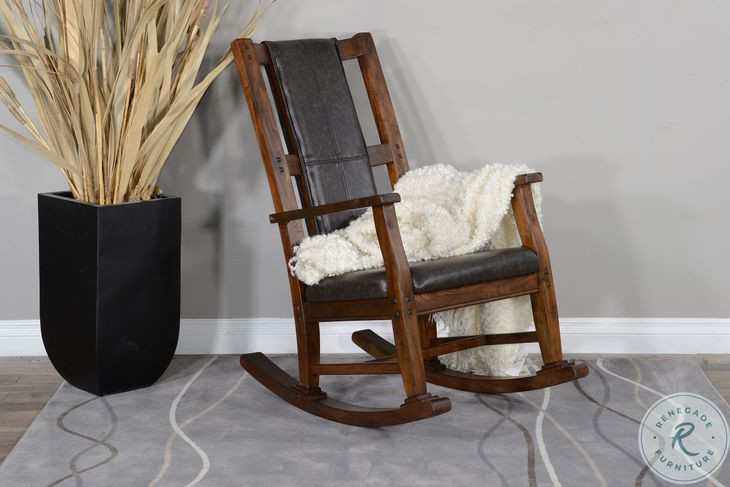 Timber Trails Antique Charcoal Rocking Chair
