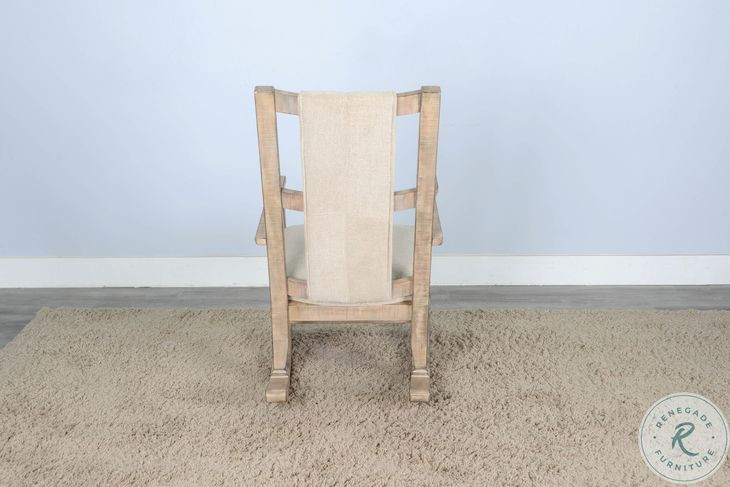 Cozy Luxe Beach Pebble Rocking Chair