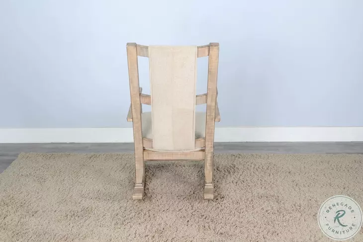 Cozy Luxe Beach Pebble Rocking Chair