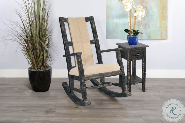 Maple Haze Black Sand Rocking Chair