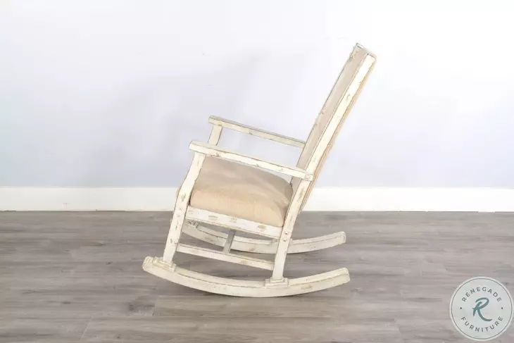 Seabright White Sand Rocking Chair