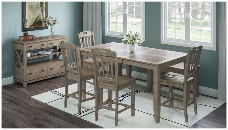 Prescott Park Taupe 52" Dining Bench