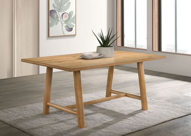 Duncan Washed Oak 71" Rectangular Dining Table