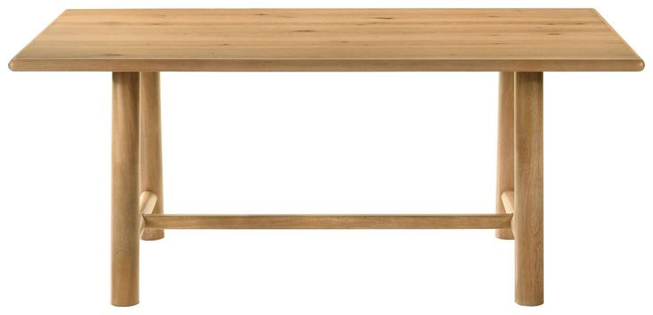 Duncan Washed Oak 71" Rectangular Dining Table