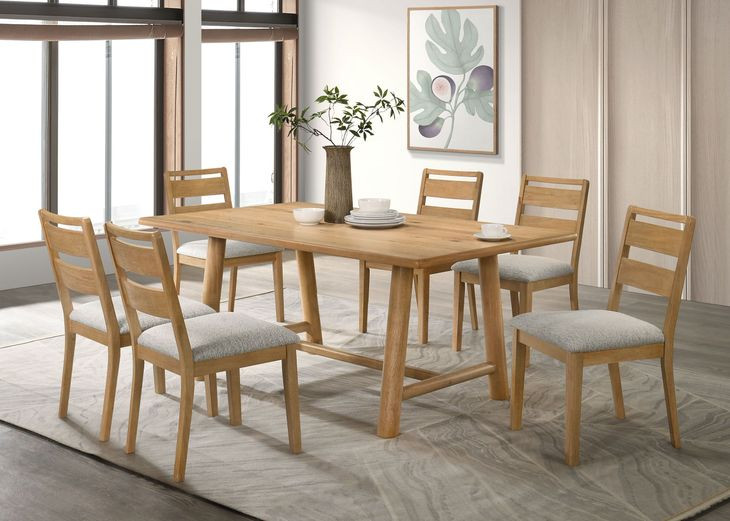 Duncan Washed Oak Rectangular Dining Room Set