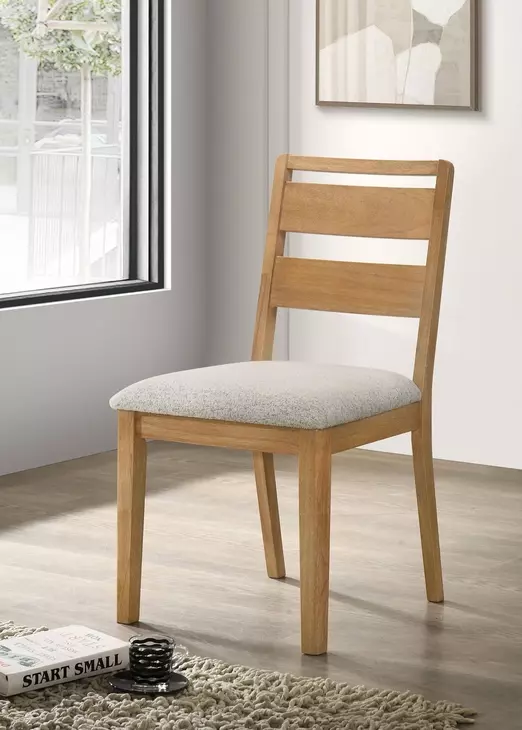 Duncan Oatmeal Upholstered Side Chair Set of 2
