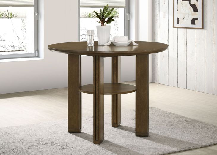 Ottowa Brown 47" Round Counter Height Dining Table