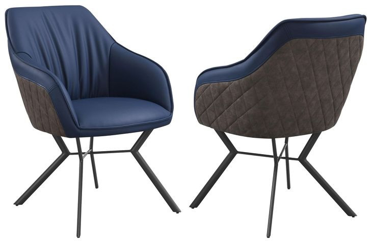 Mayer Blue Dining Chair Set of 2