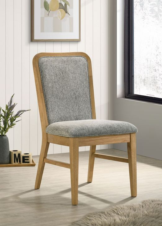 Croyden Gray Upholstered Side Chair Set of 2
