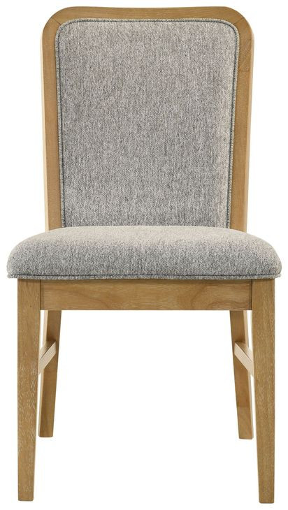 Croyden Gray Upholstered Side Chair Set of 2