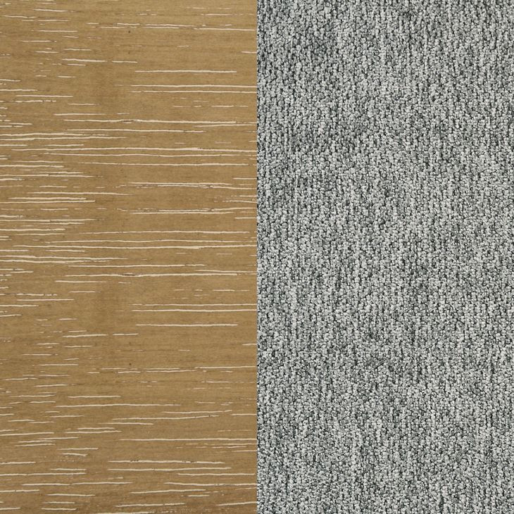 Croyden Gray Upholstered Side Chair Set of 2