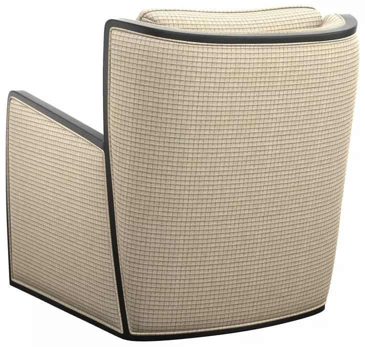 Delancey Cream Upholstered Swivel Chair
