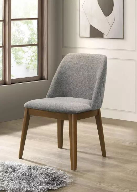 Franklin Gray Upholstered Side Chair Set of 2