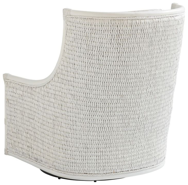 Ocean Breeze Preston Blue Upholstered Swivel Chair