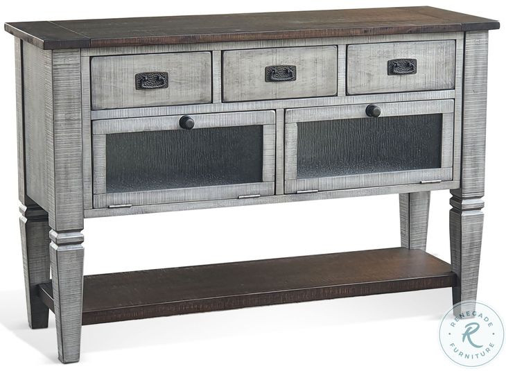 Hillside Hearth Gray 2 Door Server