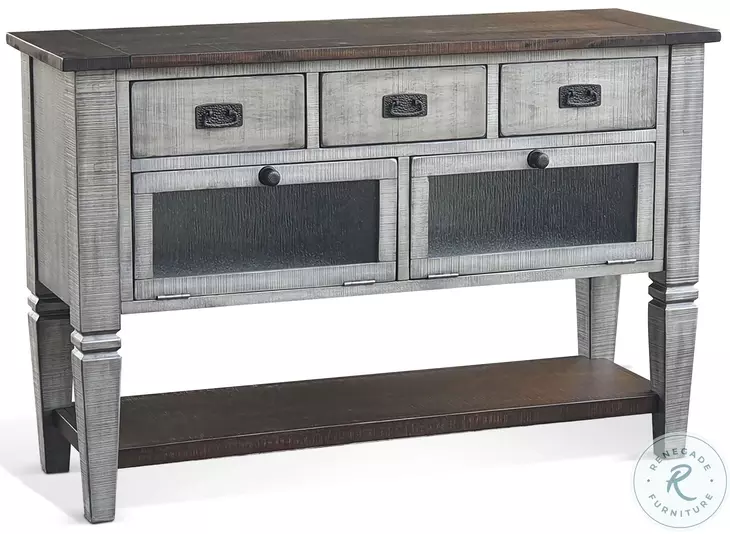 Hillside Hearth Gray 2 Door Server