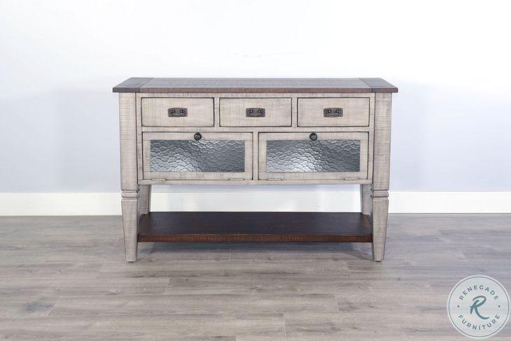 Hillside Hearth Gray 2 Door Server