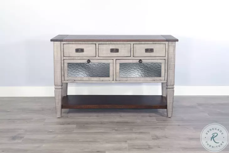 Hillside Hearth Gray 2 Door Server