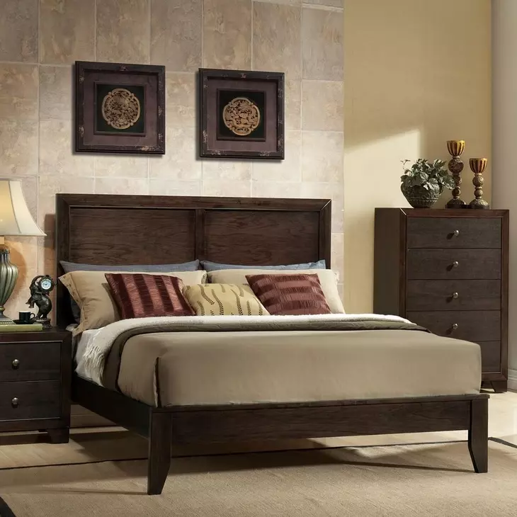 Madison Espresso California King Panel Bed