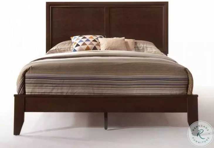 Madison Espresso King Panel Bed