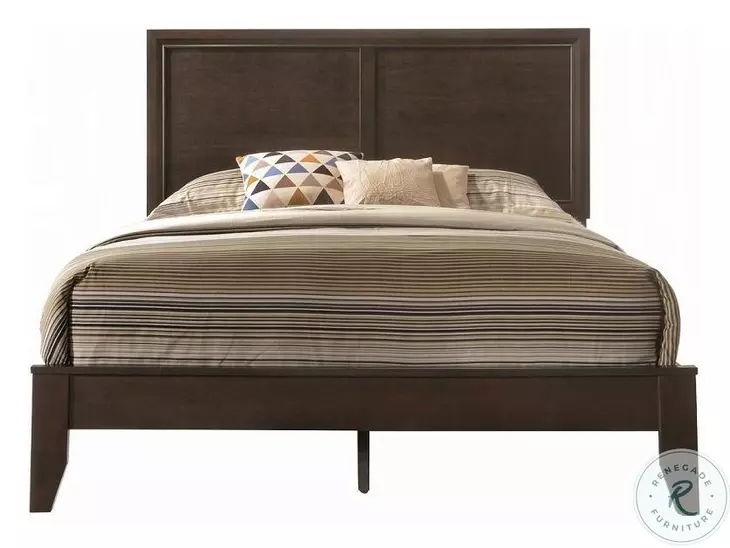 Madison Espresso Queen Panel Bed