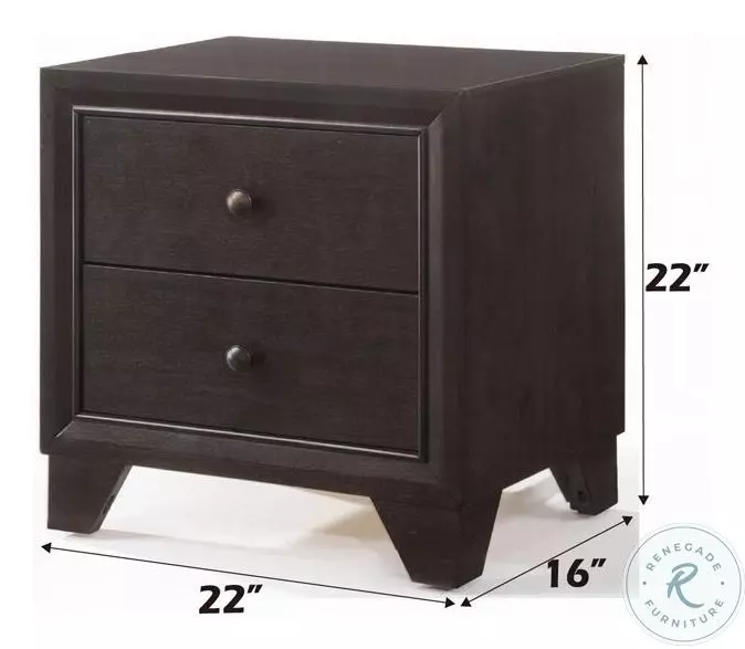 Madison Espresso Nightstand