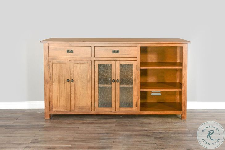 Crimson Ridge Beige 80" Buffet