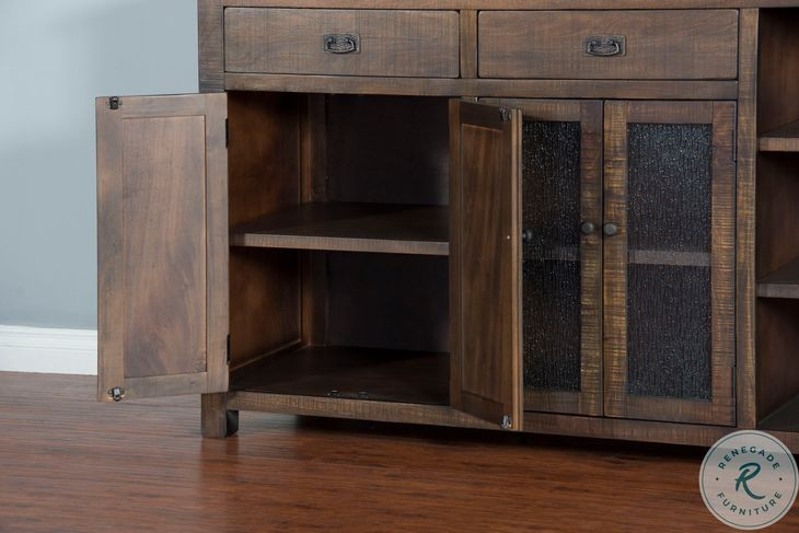 Havenstead Dark Brown 80" Buffet